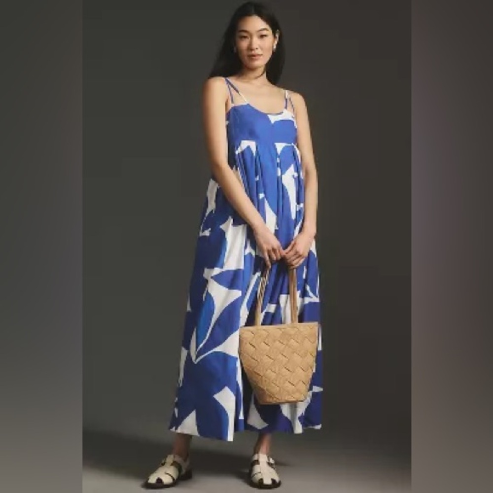 By Anthropologie Vestido Maxi Babydoll Dress